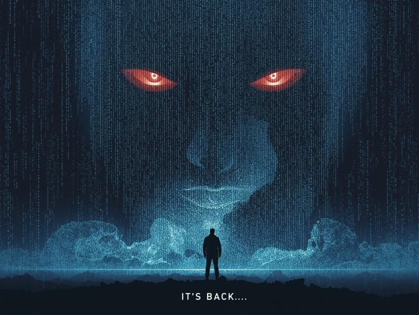 AI reshaping and consuming the modern internet, symbolizing the next wave of digital transformation