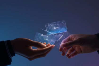 Marketer using personalized content to nurture leads and strengthen long-term customer relationships.