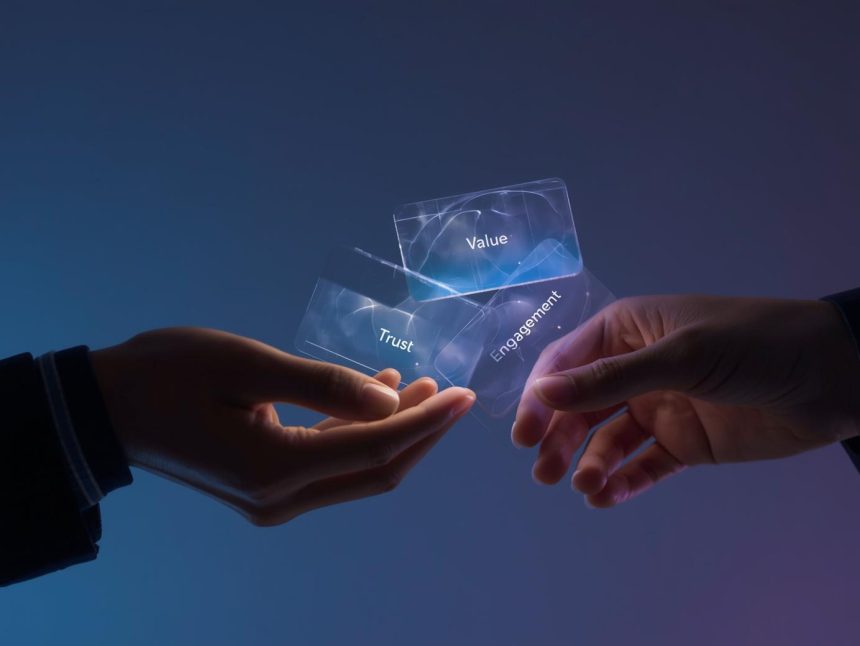 Marketer using personalized content to nurture leads and strengthen long-term customer relationships.