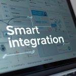 Marketer integrating email marketing with CRM tools to automate campaigns and boost business growth.