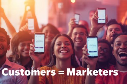 Customers sharing authentic user-generated content that strengthens brand trust and credibility across social media.