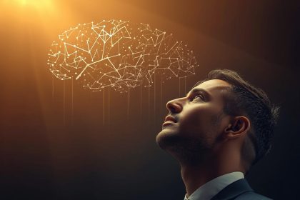 Digital marketer using AI-powered tools and analytics to transform marketing strategies and customer engagement in 2025.