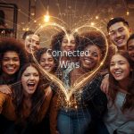 A marketer using a glowing digital hook to attract customer icons, representing how CRM tools capture and retain customers efficiently.