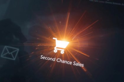 A marketer activating a retargeting campaign on a digital dashboard as glowing customer icons return, symbolizing how remarketing recovers lost sales and boosts conversions.