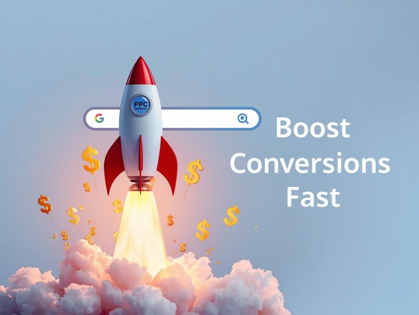 Digital marketer managing keyword bidding in a paid search campaign to increase traffic and conversions.