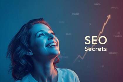 A marketer unlocking digital success by analyzing keyword data and search trends.