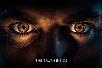 A digital marketer analyzing a Google Ads dashboard with rising ROI metrics and campaign charts.