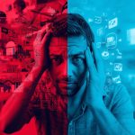 A glowing user journey funnel showing clicks leading to engagement and conversions, symbolizing the impact of UX on digital marketing success.