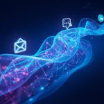 Split-screen showing the transformation from fragmented marketing chaos to a unified, flowing system powering growth and success.