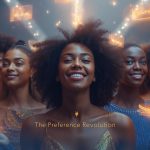 A marketer adjusting glowing sliders labeled “Personalization,” “Privacy,” and “Trust” on a futuristic dashboard, symbolizing user-driven marketing control.