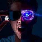 A customer wearing VR glasses reaches for a glowing 3D product surrounded by digital shopping icons, symbolizing the power of immersive media in modern marketing.