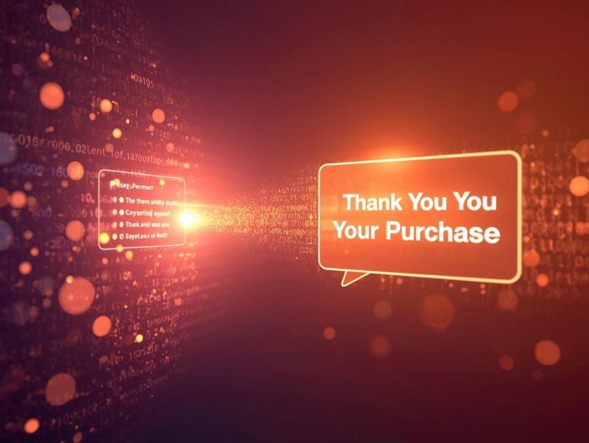 A marketer and customer support agent collaborating through glowing digital dashboards, symbolizing how unified marketing and service drive sales and loyalty.