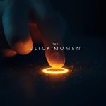 A close-up of a finger hovering over a glowing ad button, symbolizing the tension and excitement behind effective ad engagement.