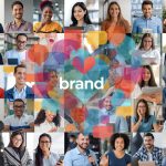Employees sharing brand stories online, symbolizing how authentic employee advocacy builds trust and strengthens brand reputation.