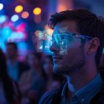 A marketing leader analyzing CRM and social insights to understand and engage customers, symbolizing community building through data and empathy.