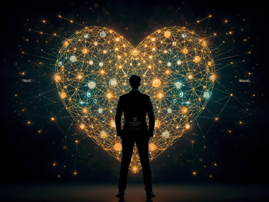 Diverse community united around a purpose-driven brand, symbolizing how shared values and meaningful marketing build lasting connections.