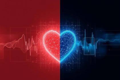 A marketer analyzing purpose-driven KPIs such as trust, sustainability, and community impact on a digital dashboard, symbolizing responsible marketing measurement.