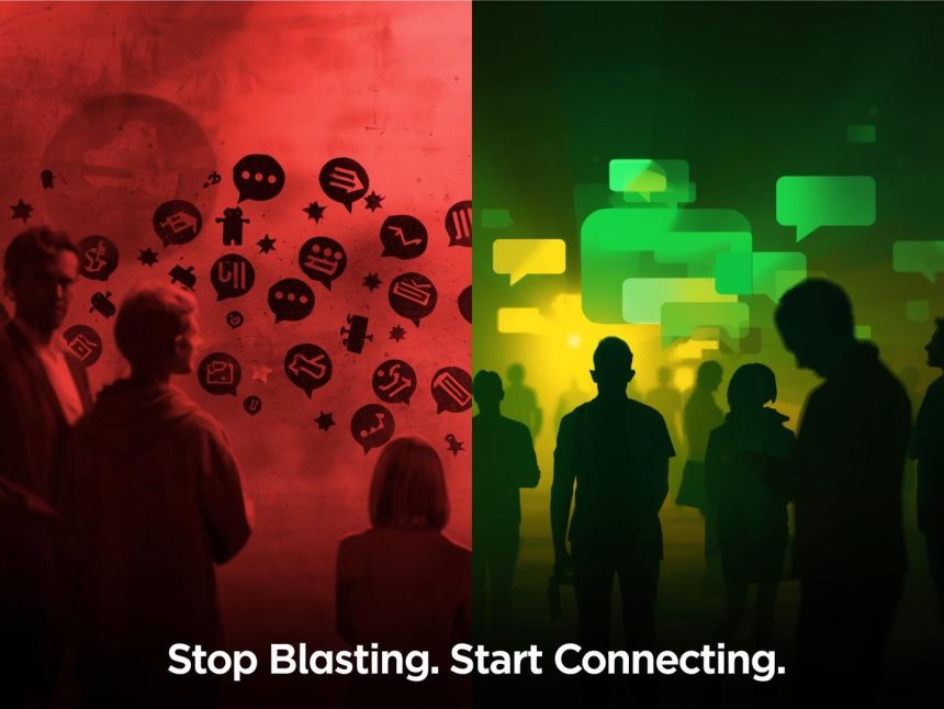 Marketer using AI-driven tools to deliver personalized messages across channels—email, social, mobile, and web—at the right moment.