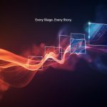 A glowing digital funnel filled with video icons and customer engagement visuals, symbolizing how videos guide audiences through every stage of the customer journey.