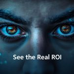 Digital marketer analyzing 2025 PPC performance metrics dashboard showing rising CTR, ROAS, and conversions.