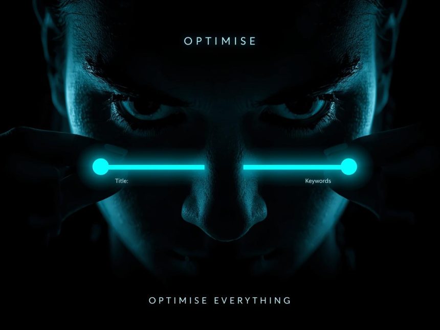 Digital marketer reviewing a glowing website layout with highlighted SEO elements, symbolizing mastery of on-page optimization strategies for 2025 and beyond.