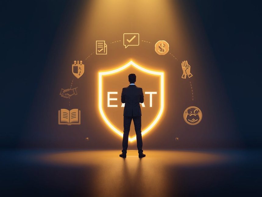 A glowing Google search results page highlighting E-E-A-T factors like expertise and trust, symbolizing how content quality drives authority and rankings.