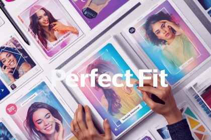 A colorful digital grid displaying social media image dimensions for major platforms, symbolizing a 2025 guide to optimal image sizing for digital marketers.