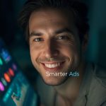 Digital marketer comparing glowing Smart Campaigns and Performance Max dashboards, representing the choice between Google Ads automation strategies.