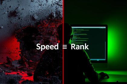 Marketer optimizing website performance and Core Web Vitals for better rankings in 2025 using mobile-first and indexing strategies.