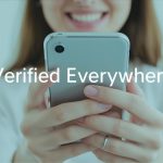 Person holding a smartphone displaying identical business listings across Google, Yelp, and Facebook, symbolizing consistency and trust in local SEO citations.