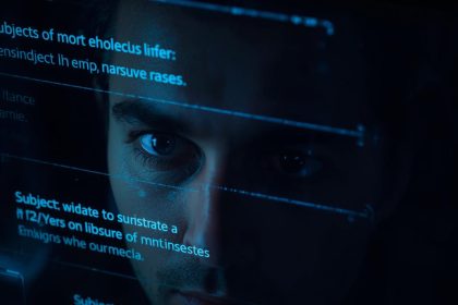 Split-screen comparison of two email versions labeled A and B, representing A/B testing for higher email performance.
