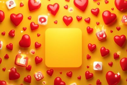 Marketer designing high-performing social ads powered by creative visuals and analytics insights, symbolizing conversion-focused ad design in 2025.