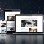 Responsive email designs displayed on smartphone, tablet, and desktop screens, symbolizing mobile optimization and design consistency in 2025.