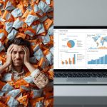 Marketer automating email workflows using top drip campaign tools in 2025, represented by glowing workflow dashboards and automation icons.
