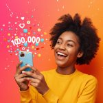 Smartphone with a growing plant and Instagram icons, symbolizing organic follower growth and authentic engagement strategies in 2025.