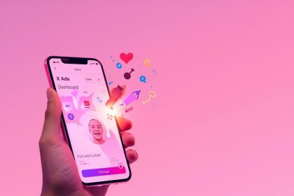 Marketer analyzing a futuristic X Ads dashboard with glowing performance metrics, representing effective ad strategies and campaigns on X (Twitter) in 2025.