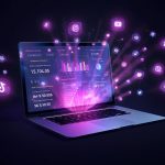 Influencer marketing analytics dashboard showing KPIs, engagement rate, and ROI metrics, symbolizing measurable campaign success in 2025.