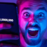 Content creator holding a glowing smartphone showing viral TikTok posts with millions of likes, representing 2025 TikTok marketing ideas for going viral.