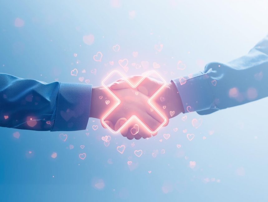 Diverse online community connected through glowing X logo, representing how brands use X for customer service and community building in 2025.