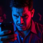 Marketer watching engagement and likes disappear from social media posts, representing the decline of organic reach in 2025 and how to restore it.