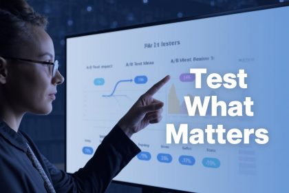 A marketer prioritizing A/B test ideas using data-driven frameworks like ICE, PIE, and PXL to identify the most impactful experiments first.