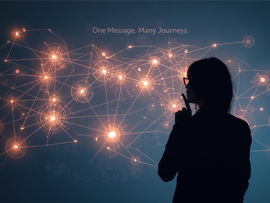 Marketer using customer data to create emotional, personalized marketing experiences that build loyalty and trust in 2025.