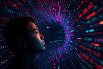 A digital marketer analyzing search term reports inside the Google Analytics 4 dashboard, symbolizing how GA4 reveals what users search for on websites in 2025.