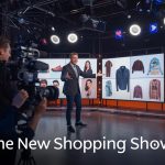 Influencer hosting a livestream with floating product icons and “Buy Now” buttons, symbolizing the transformation of social commerce through live shopping in 2025.