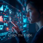 Customer browsing an AI-personalized e-commerce interface with glowing product recommendations, representing smart shopping and conversion optimization in 2025.