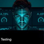 Split-screen showing two e-commerce page versions labeled A and B with conversion data, symbolizing A/B testing and funnel optimization for better sales.