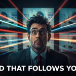 Digital marketer celebrating improved Google Ads retargeting results as audience conversions increase on dashboard analytics.