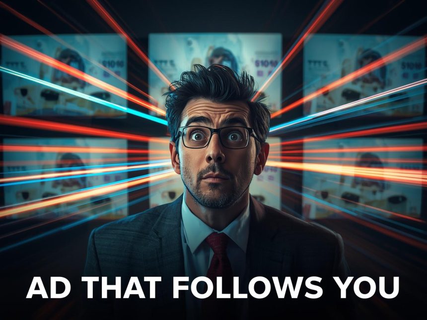 Digital marketer celebrating improved Google Ads retargeting results as audience conversions increase on dashboard analytics.