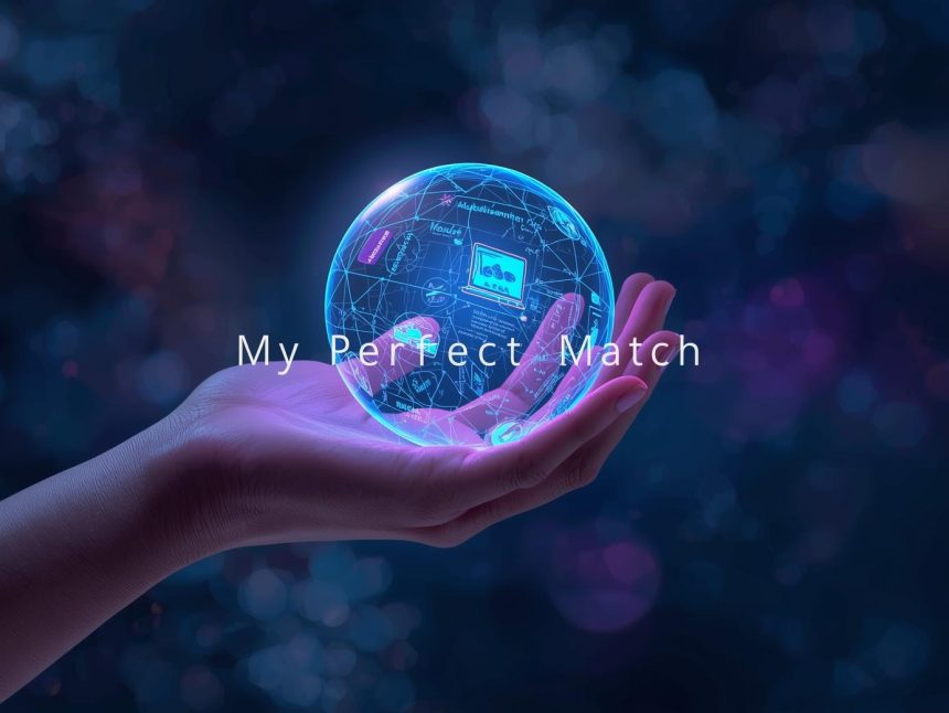 An AI-generated image depicting personalized marketing, showing a tailored digital experience for an individual.