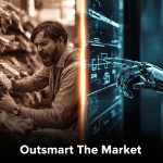 An AI-generated image illustrating the concept of dynamic pricing with digital elements and financial symbols.